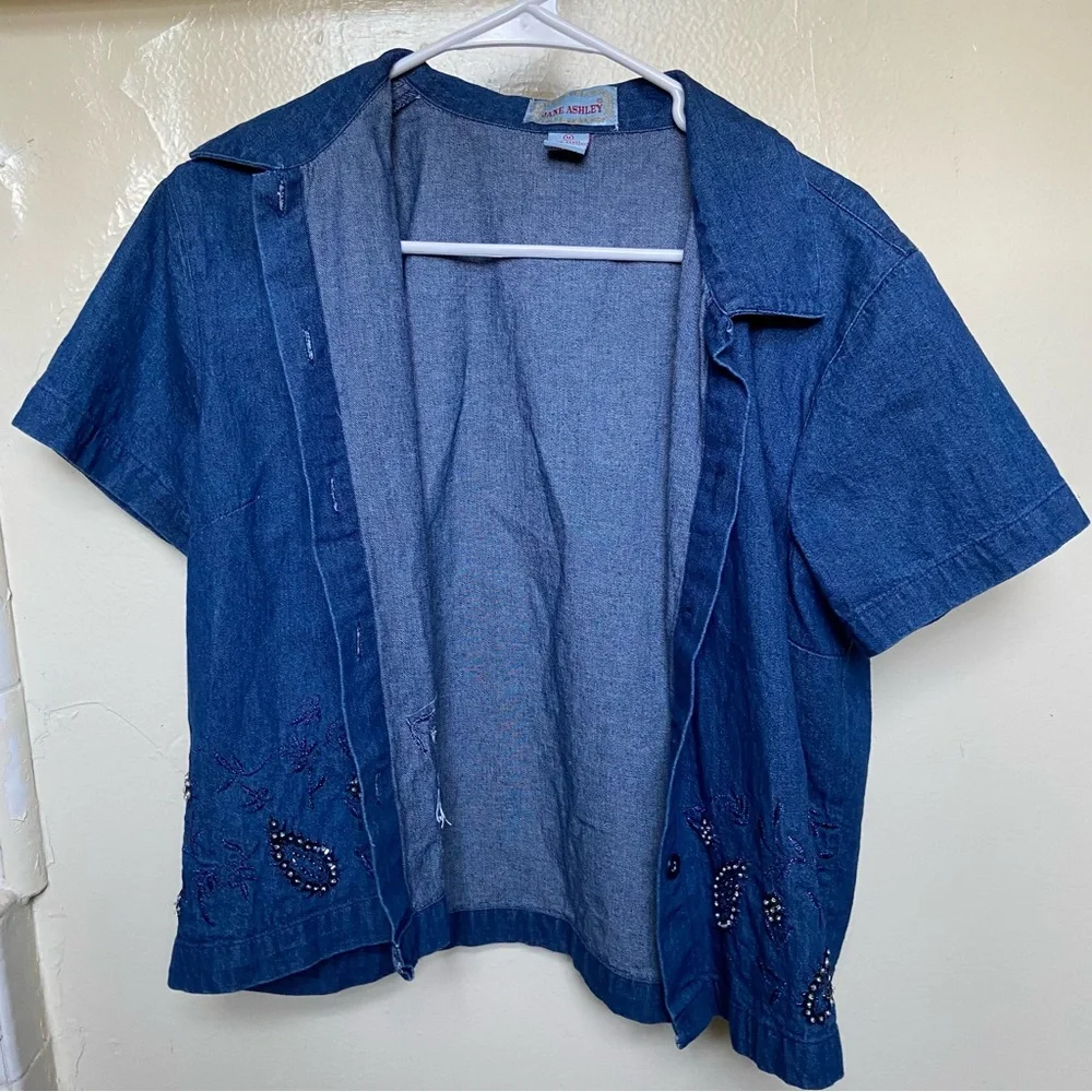 Button down vintage top - Picture 3 of 5